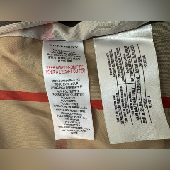 Burberry Children 9M Quilted Jacket Nova Check Coat - Picture 8 of 11